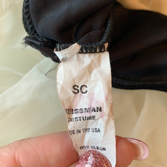 Weissman cream color tutu with black velvet like top one piece. Ballet Child - Picture 9 of 14